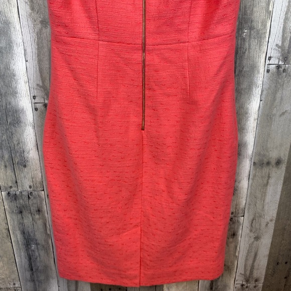 KATE SPADE Gwendolyn Dress Havana Super Coral Size 6 - Picture 6 of 13